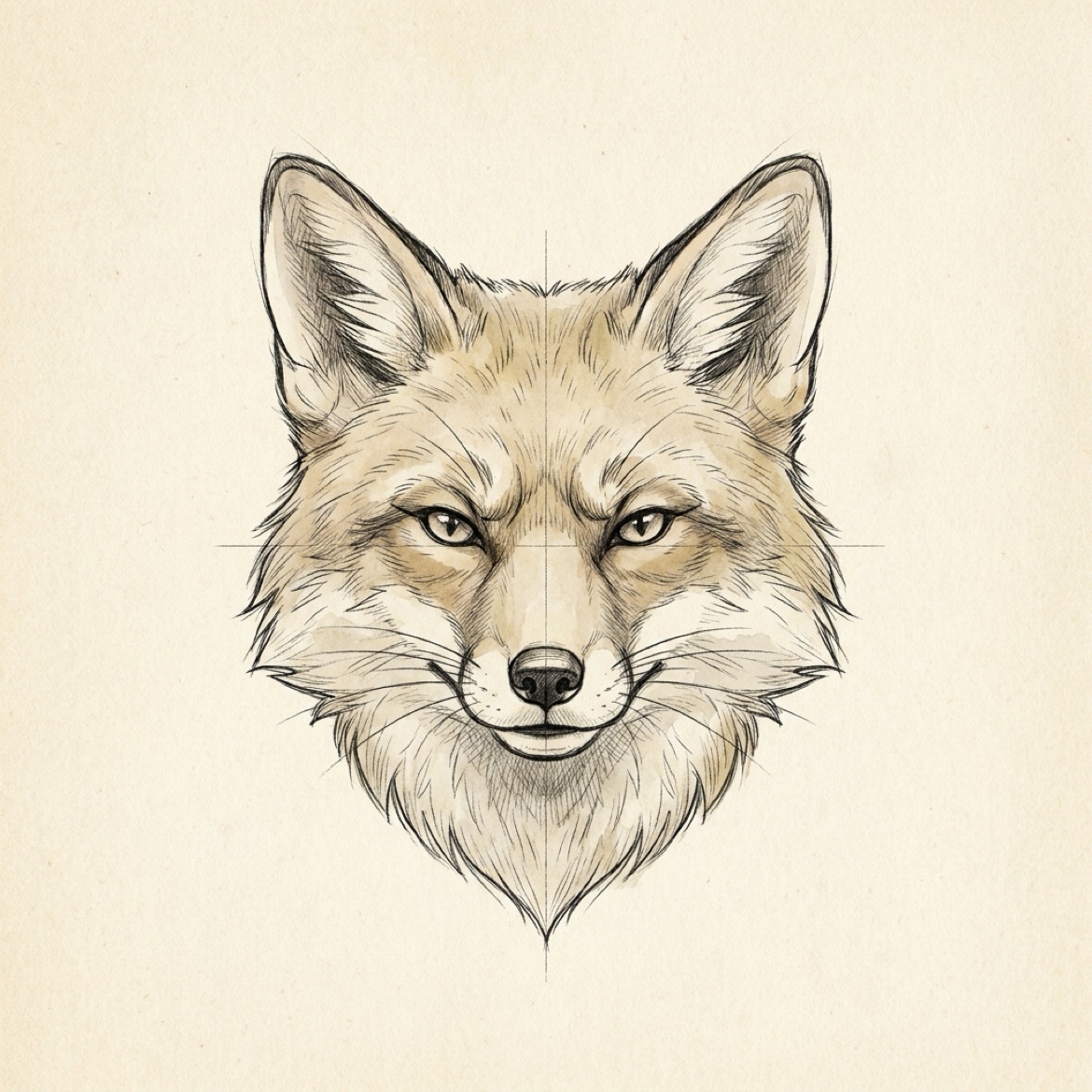 Reynard — the founder's fox sketch, the SpinWave mark
